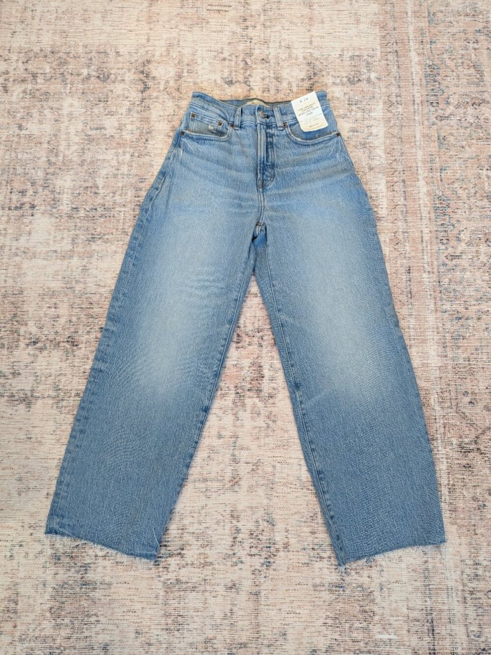 Madewell Perfect Vintage Wide-Leg Crop Jean in Size 24